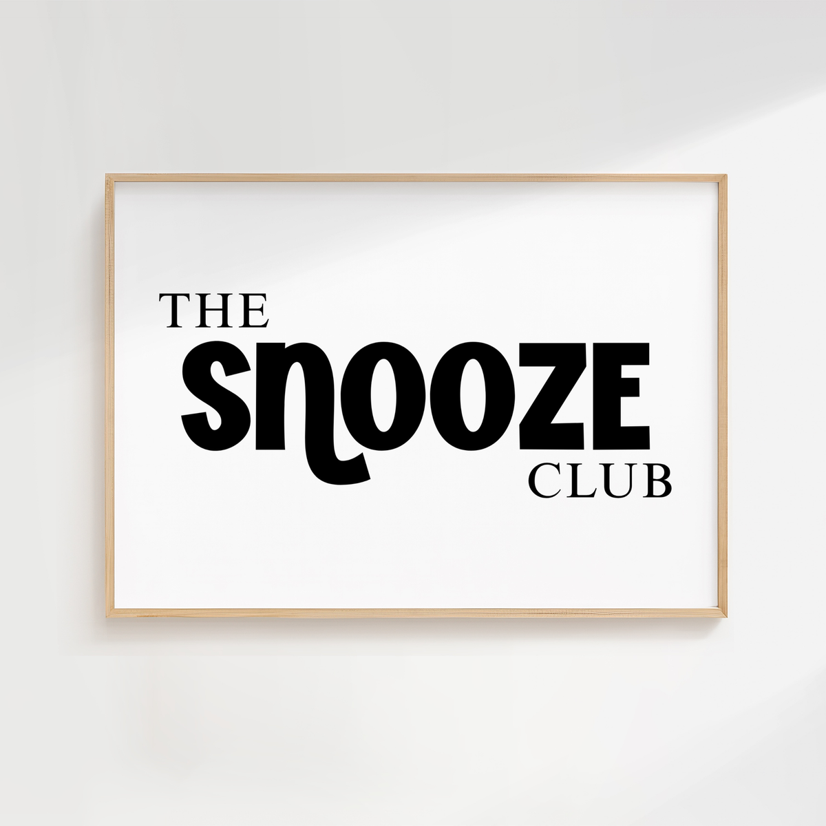 THE SNOOZE CLUB