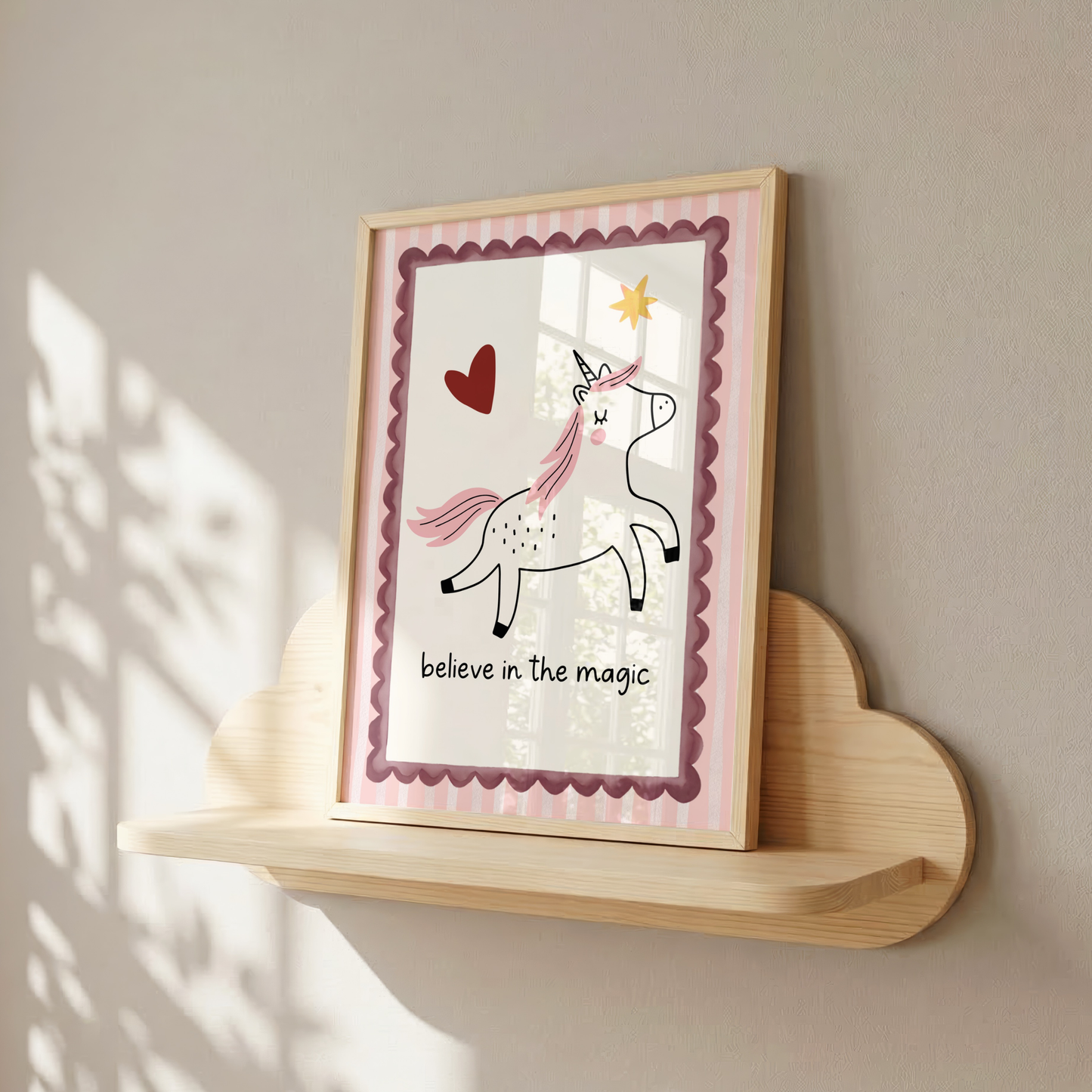 Believe in the Magic - Home Print - Wall Decor - Kids Room Prints