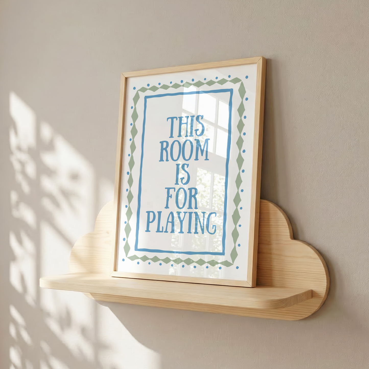 This Room is for Playing - Home Print - Wall Decor - Kids Room Prints