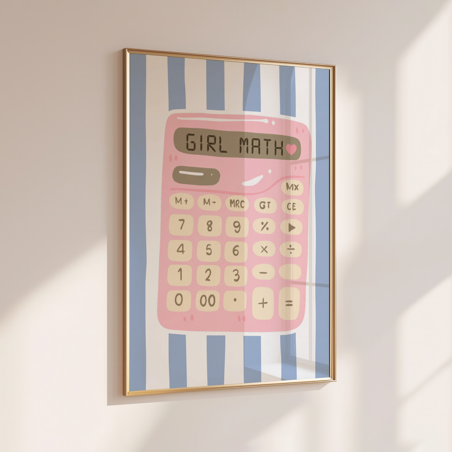 Girl Math - Home Print - Wall Decor - Quirky Prints