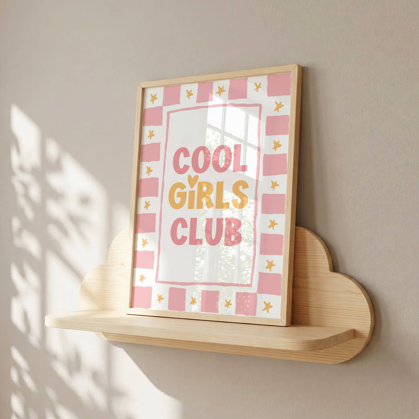 Cool Girls Club - Home Print - Wall Decor - Kids Room Prints