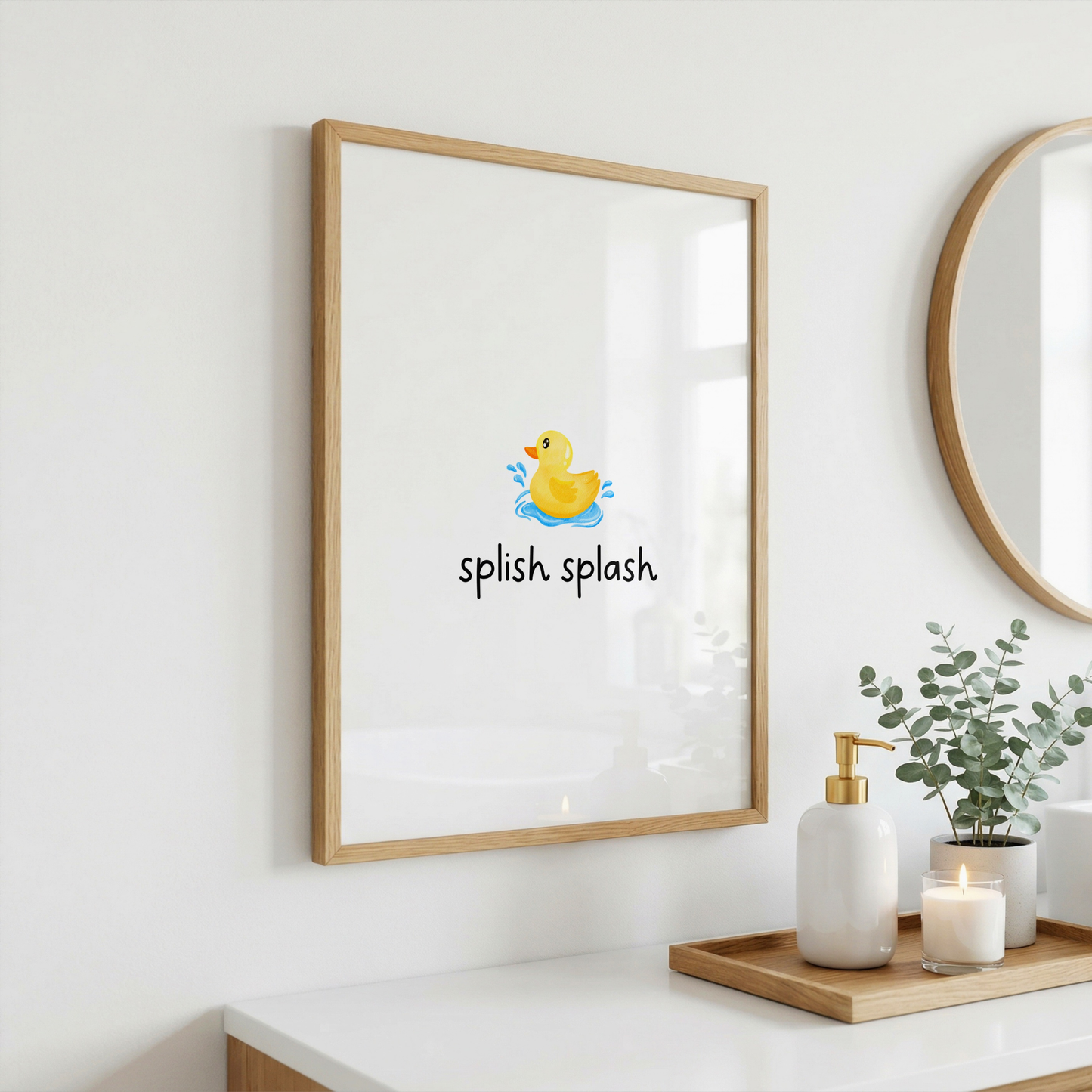 Splish Splash - Home Print - Wall Decor - Bathroom Prints