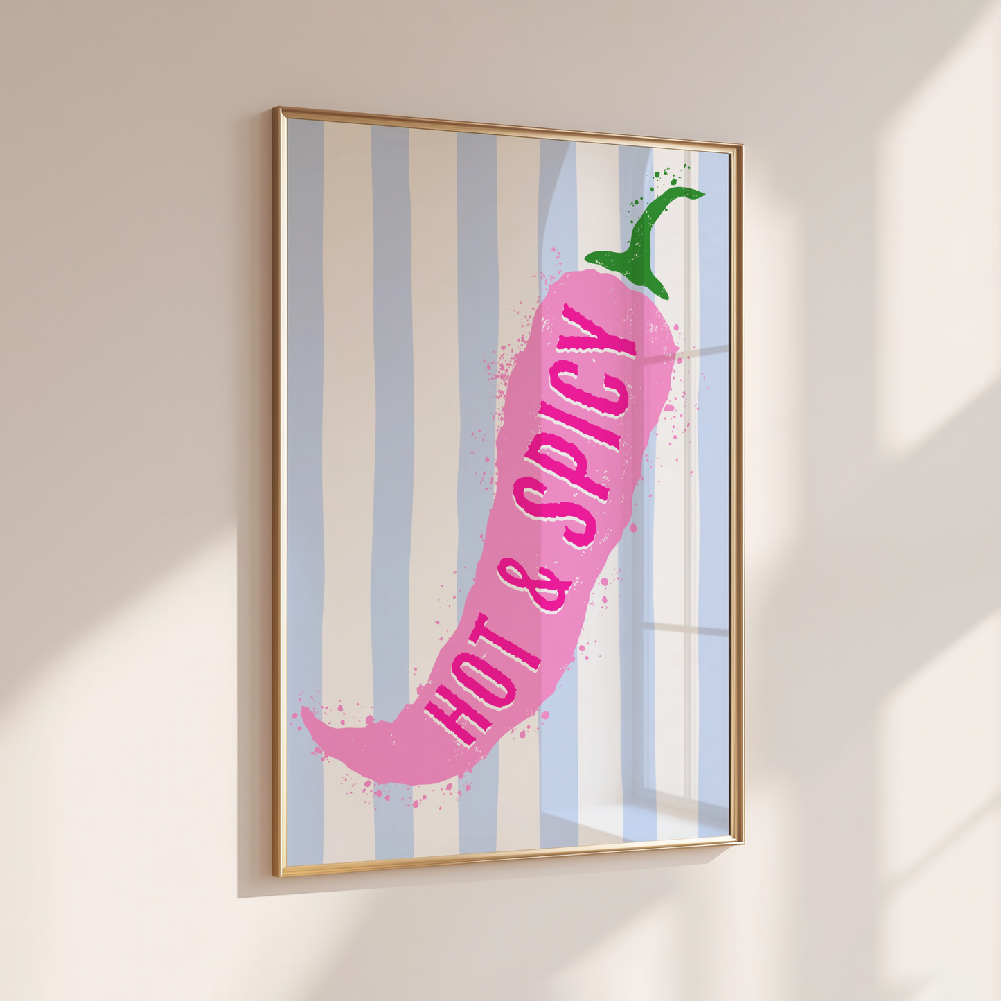 Hot & Spicy - Home Print - Wall Decor - Quirky Prints - Kitchen