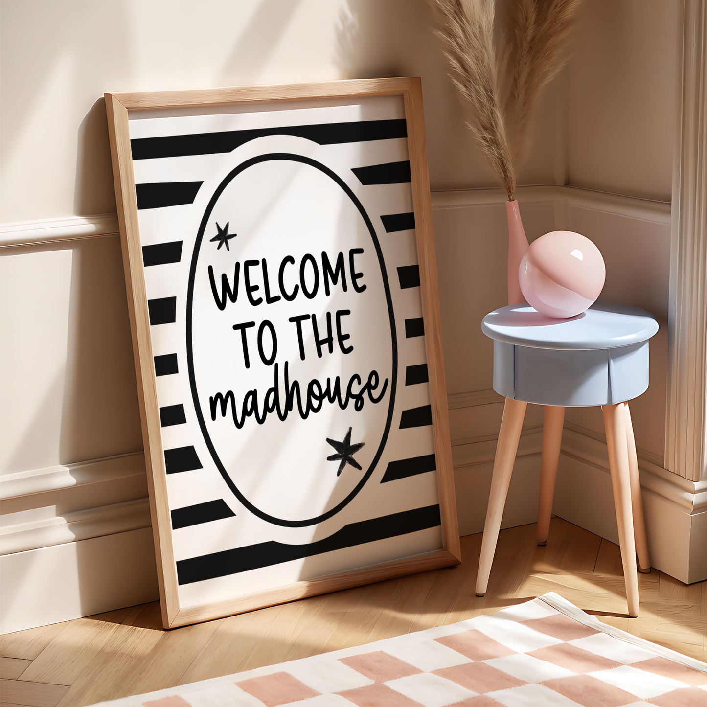 Welcome to the Madhouse - Home Print - Wall Decor - Quirky Decor