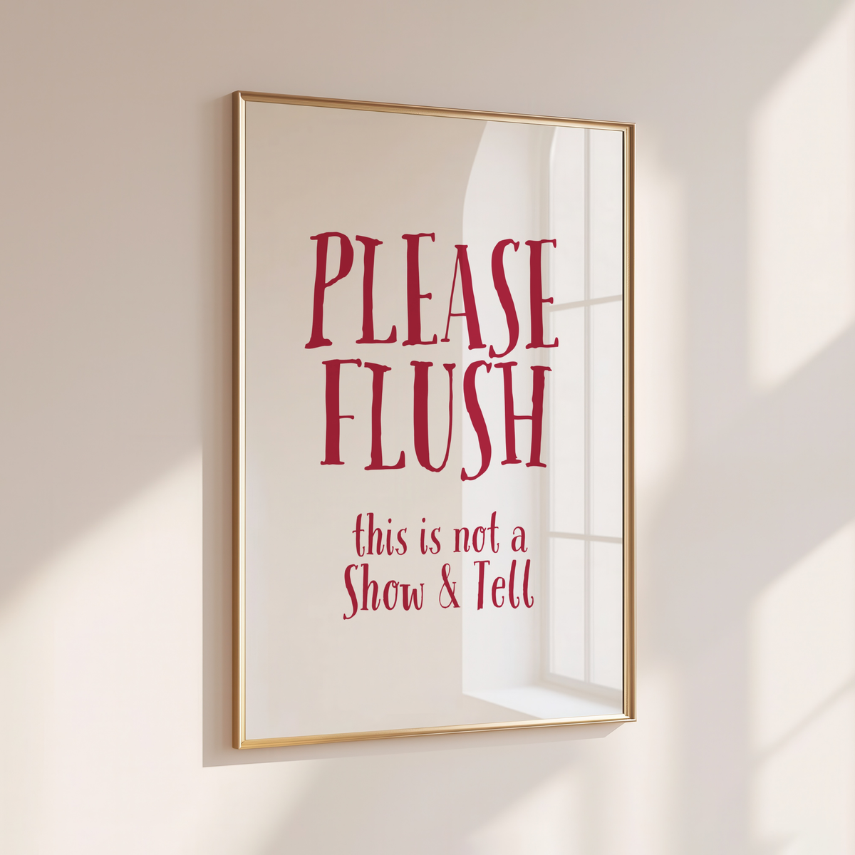 PLEASE FLUSH