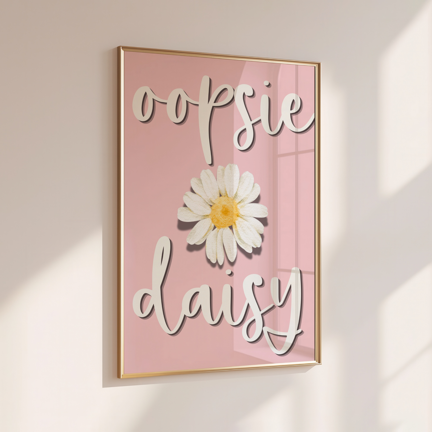 Oopsie Daisy - Home Print - Wall Decor - Quirky Prints