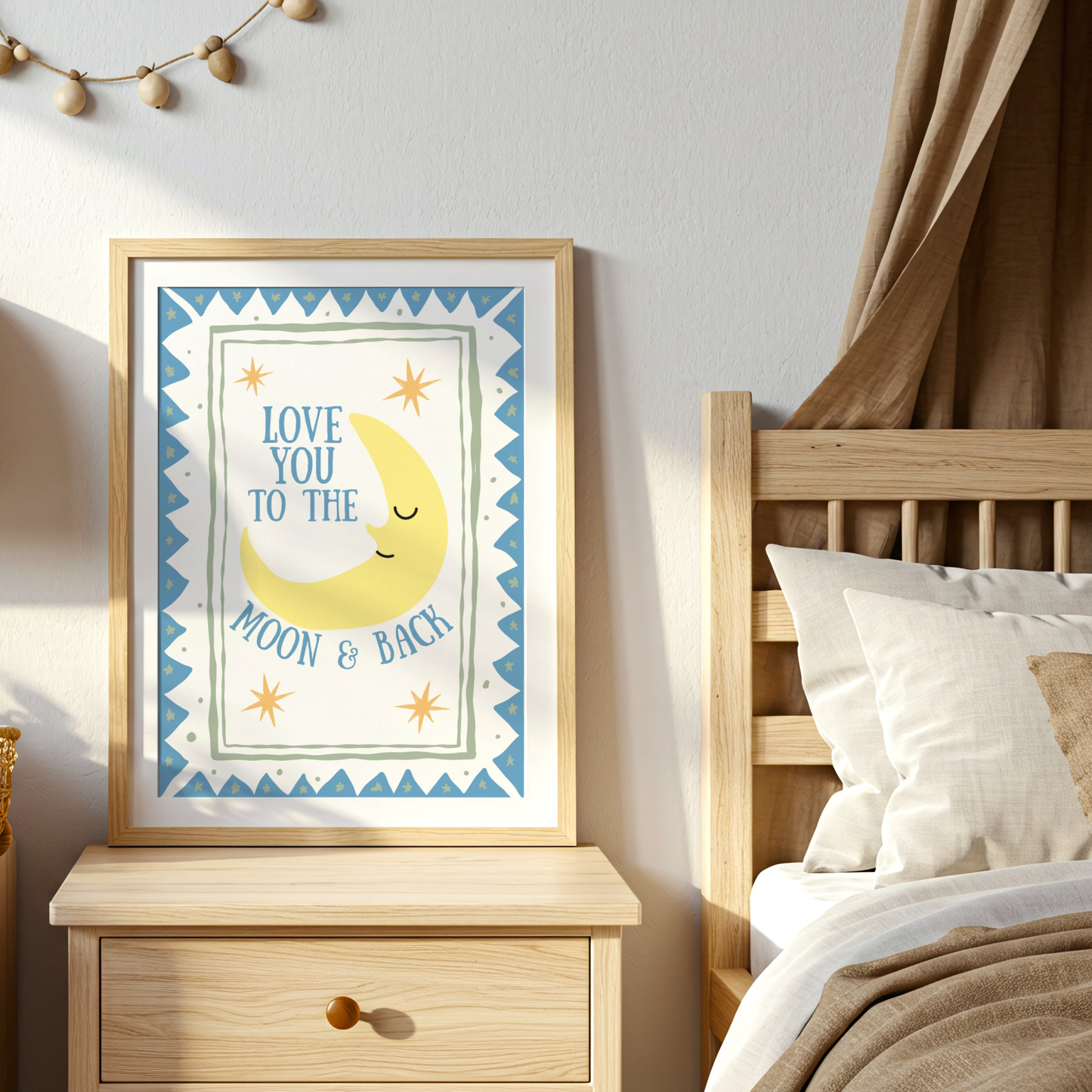 To the Moon & Back - Home Print - Wall Decor - Kids Room Prints
