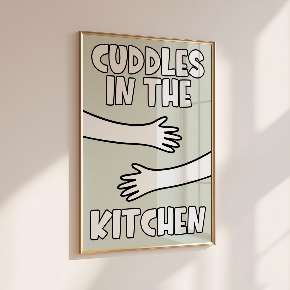 CUDDLES IN THE KITCHEN
