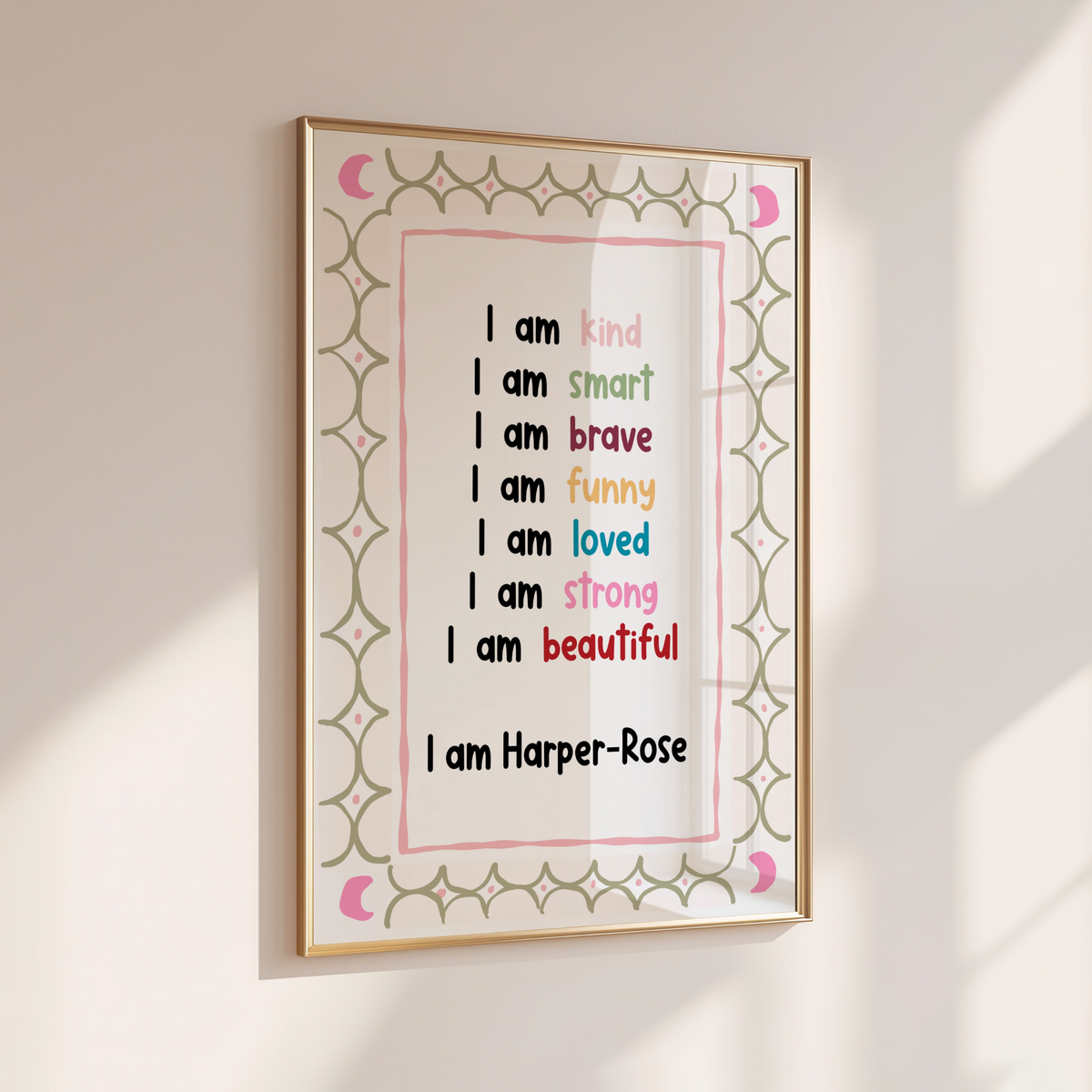 CUSTOM KIDS POSITIVE AFFIRMATIONS