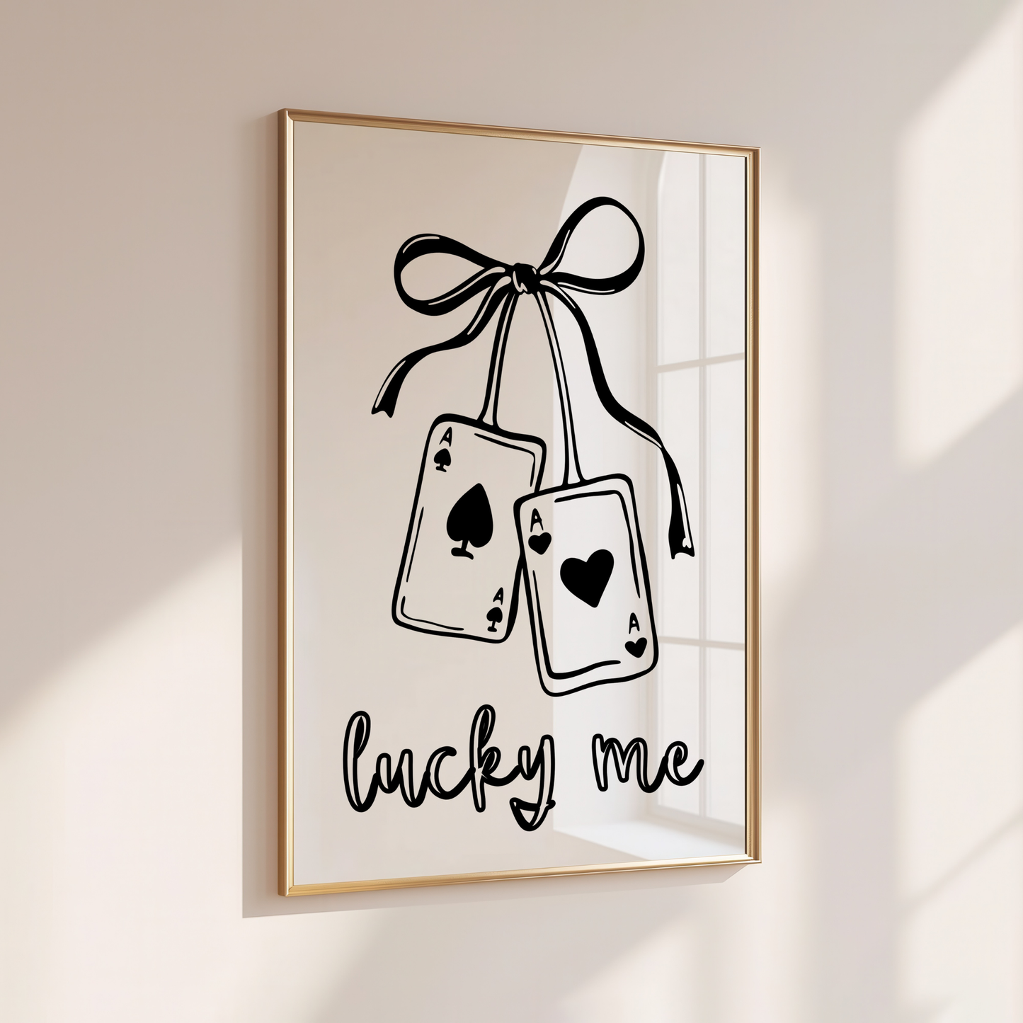 Lucky Me - Home Print - Wall Decor - Quirky Prints
