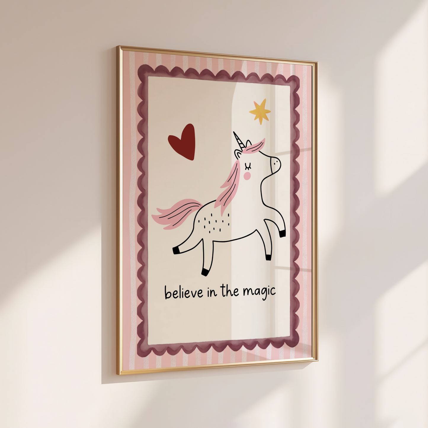 Believe in the Magic - Home Print - Wall Decor - Kids Room Prints