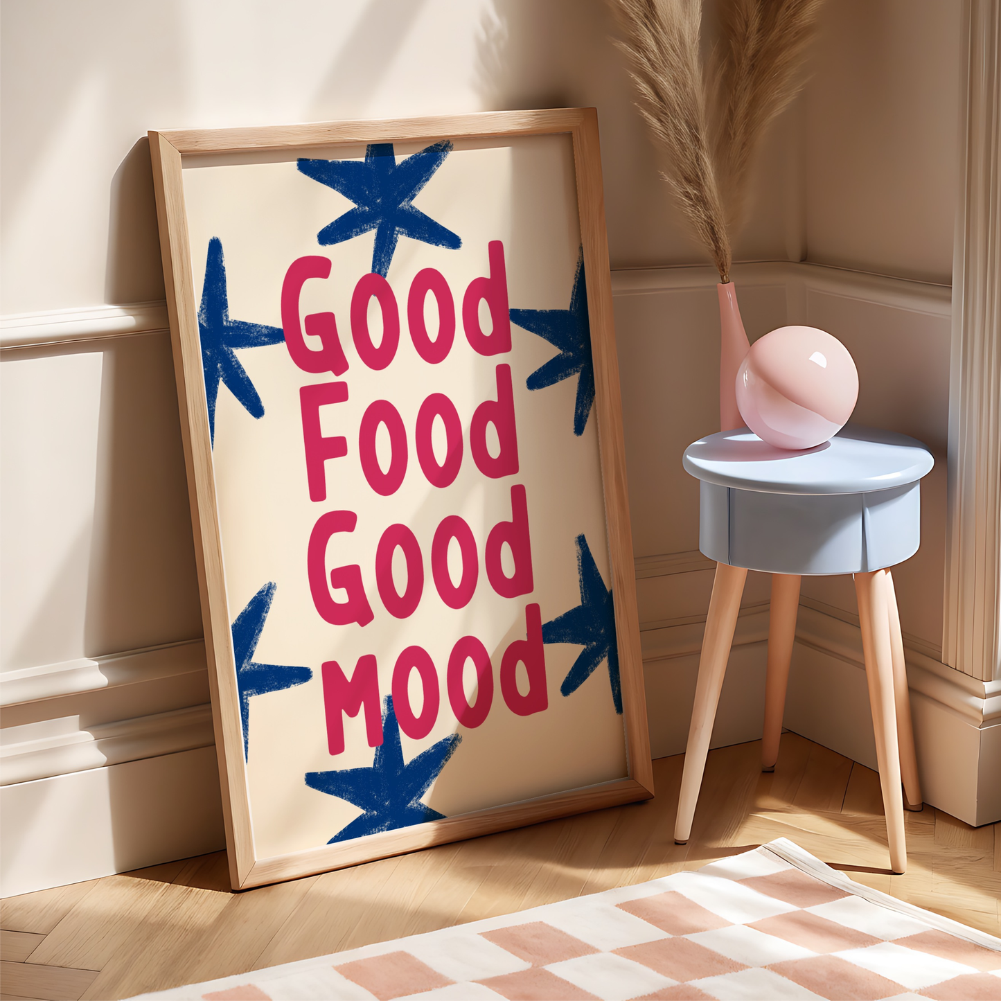 Good Food Good Mood - Home Print - Wall Decor - Quirky Decor - Kitchen Prints
