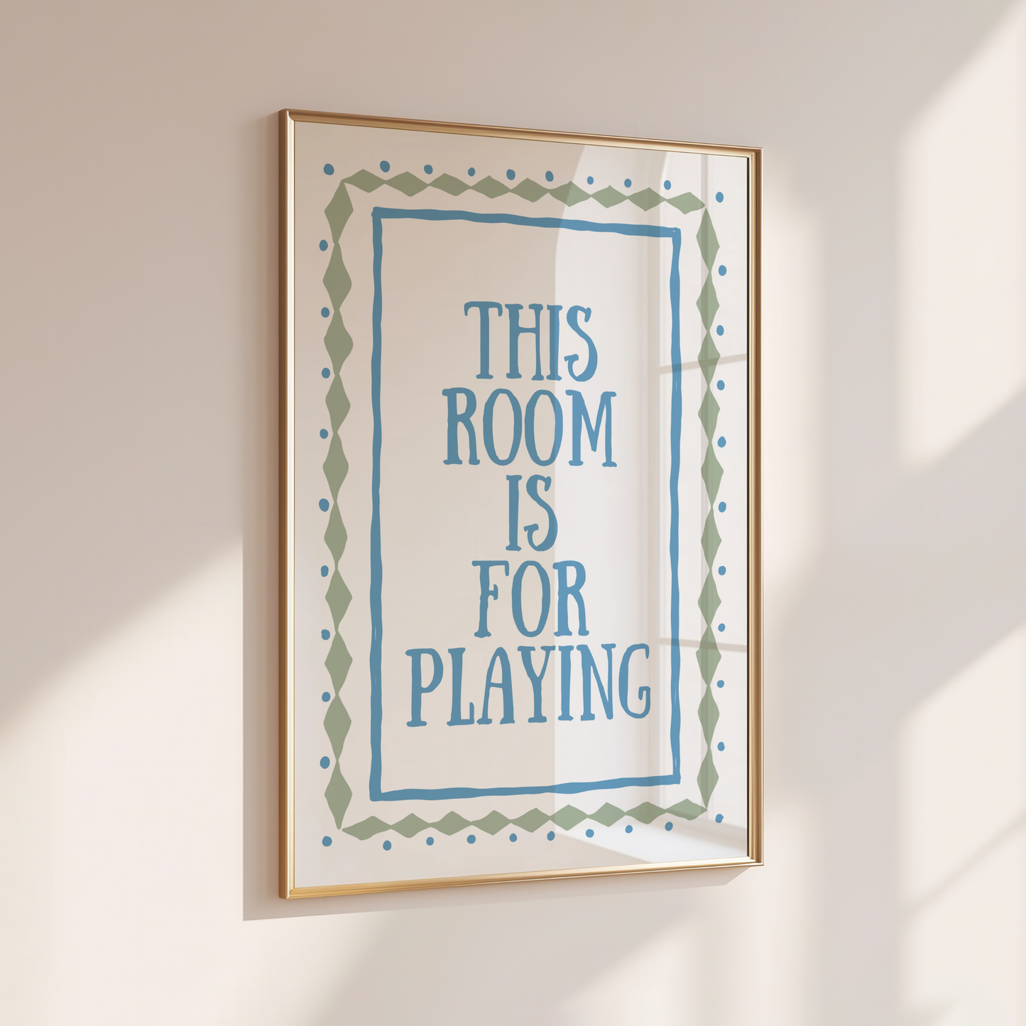 This Room is for Playing - Home Print - Wall Decor - Kids Room Prints