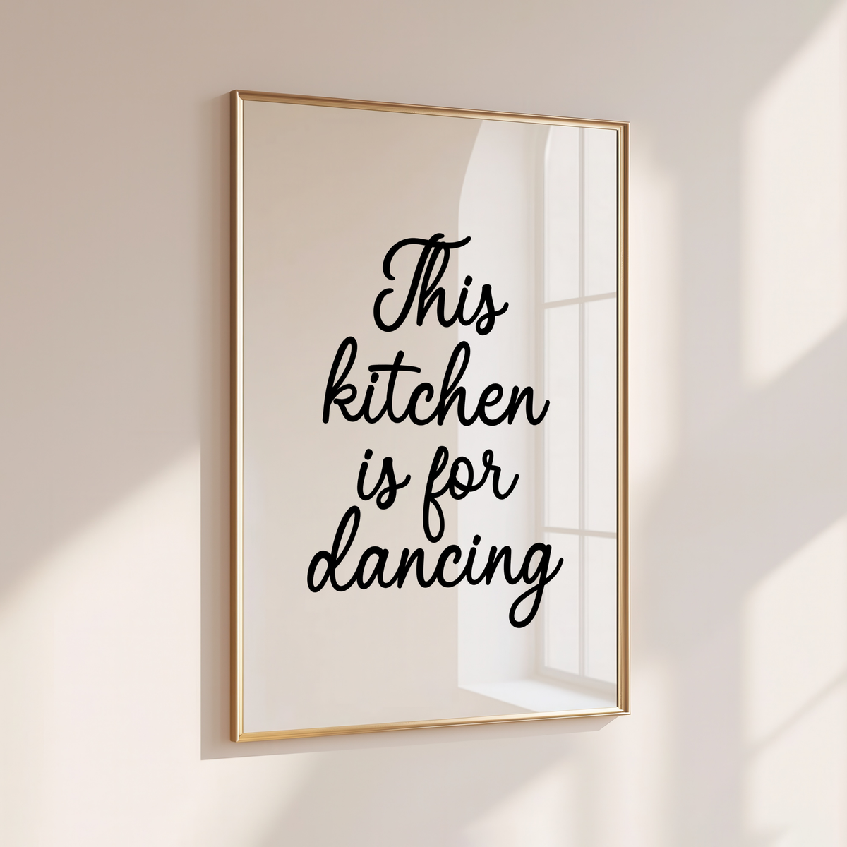 THIS KITCHEN IS FOR DANCING