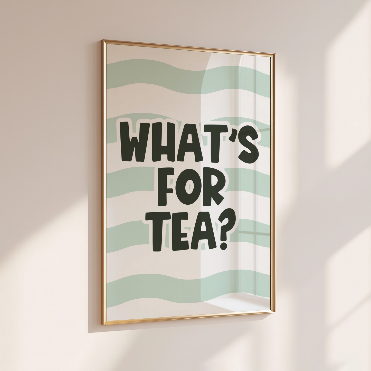 What's for Tea? - Home Print - Wall Decor - Kitchen Prints