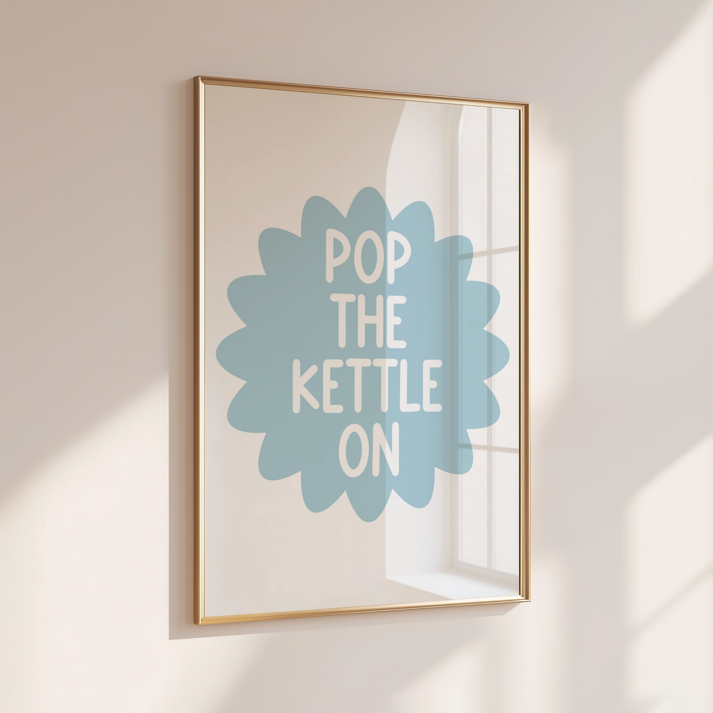 Pop the Kettle On - Home Print - Wall Decor - Kitchen Prints