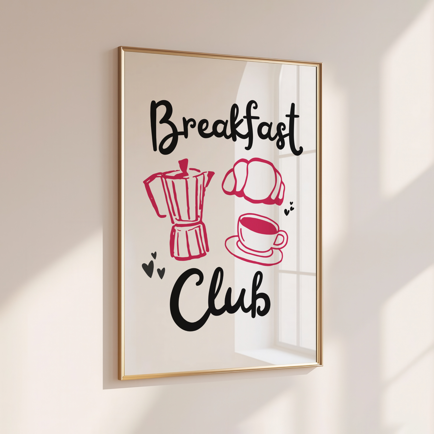 Breakfast Club - Home Print - Wall Decor - Kitchen Prints