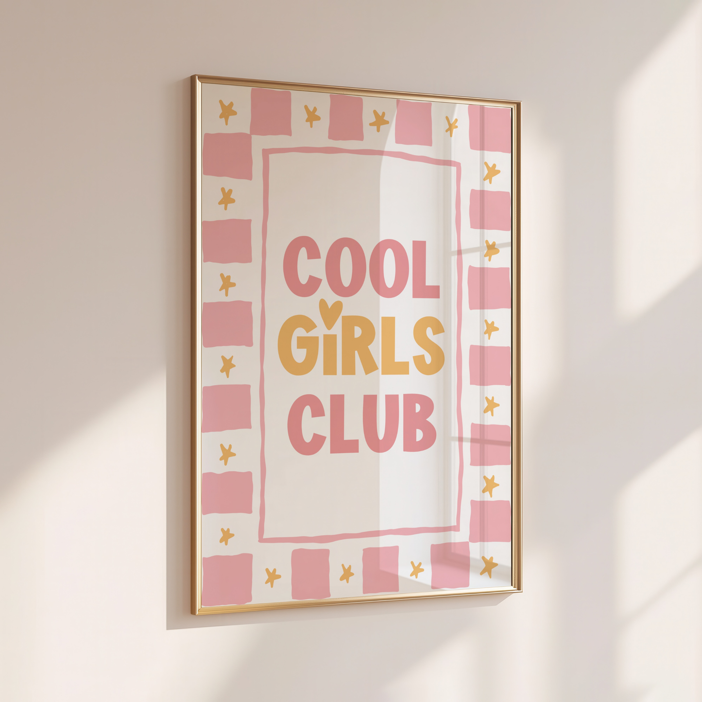 Cool Girls Club - Home Print - Wall Decor - Kids Room Prints