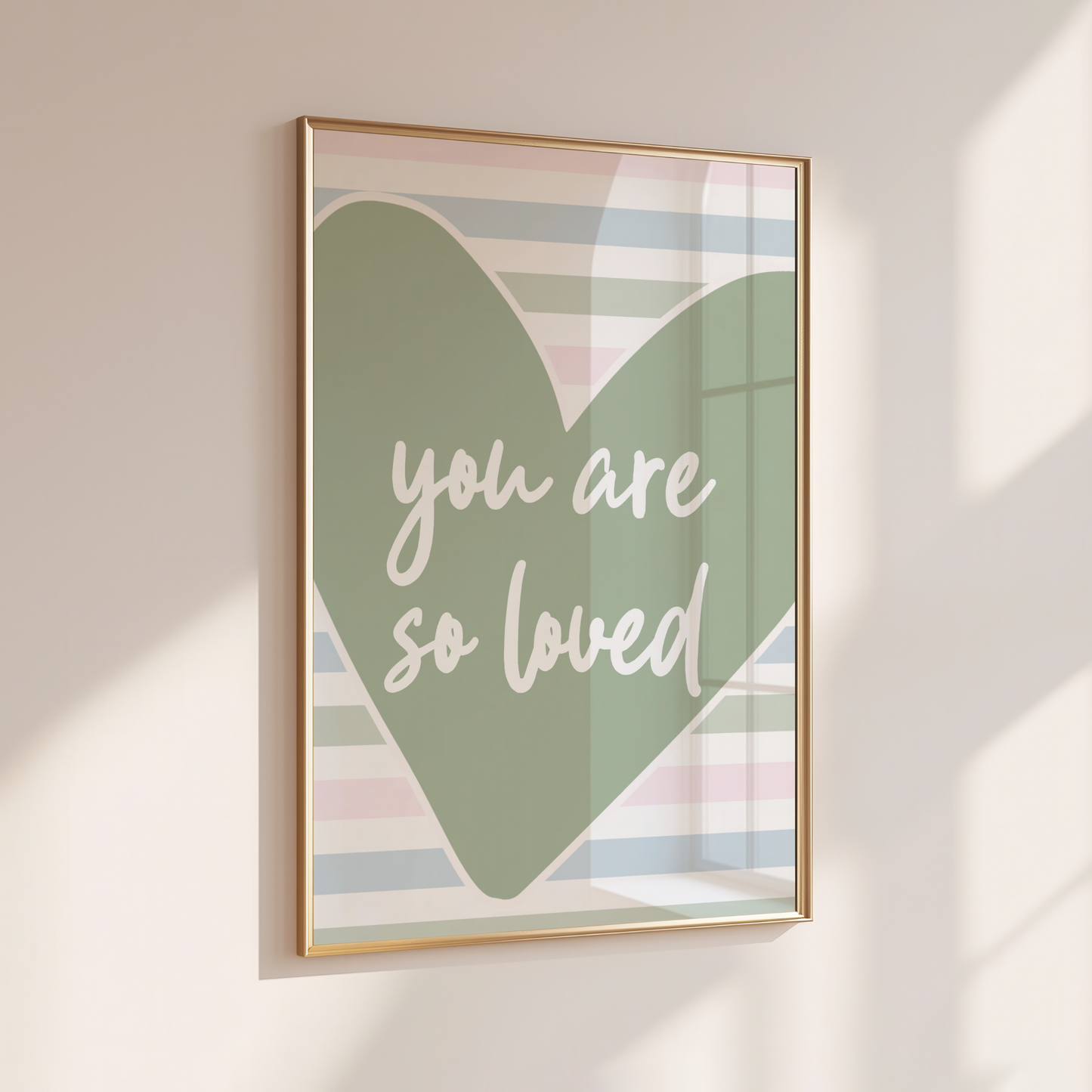 You are so loved - Home Print - Wall Decor - Kids Room Prints