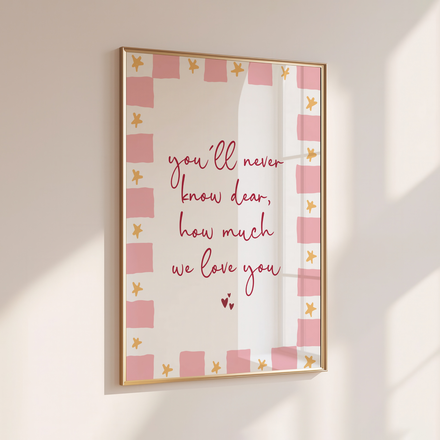 You'll Never Know Dear, How Much We Love You - Home Print - Wall Decor - Kids Room Prints