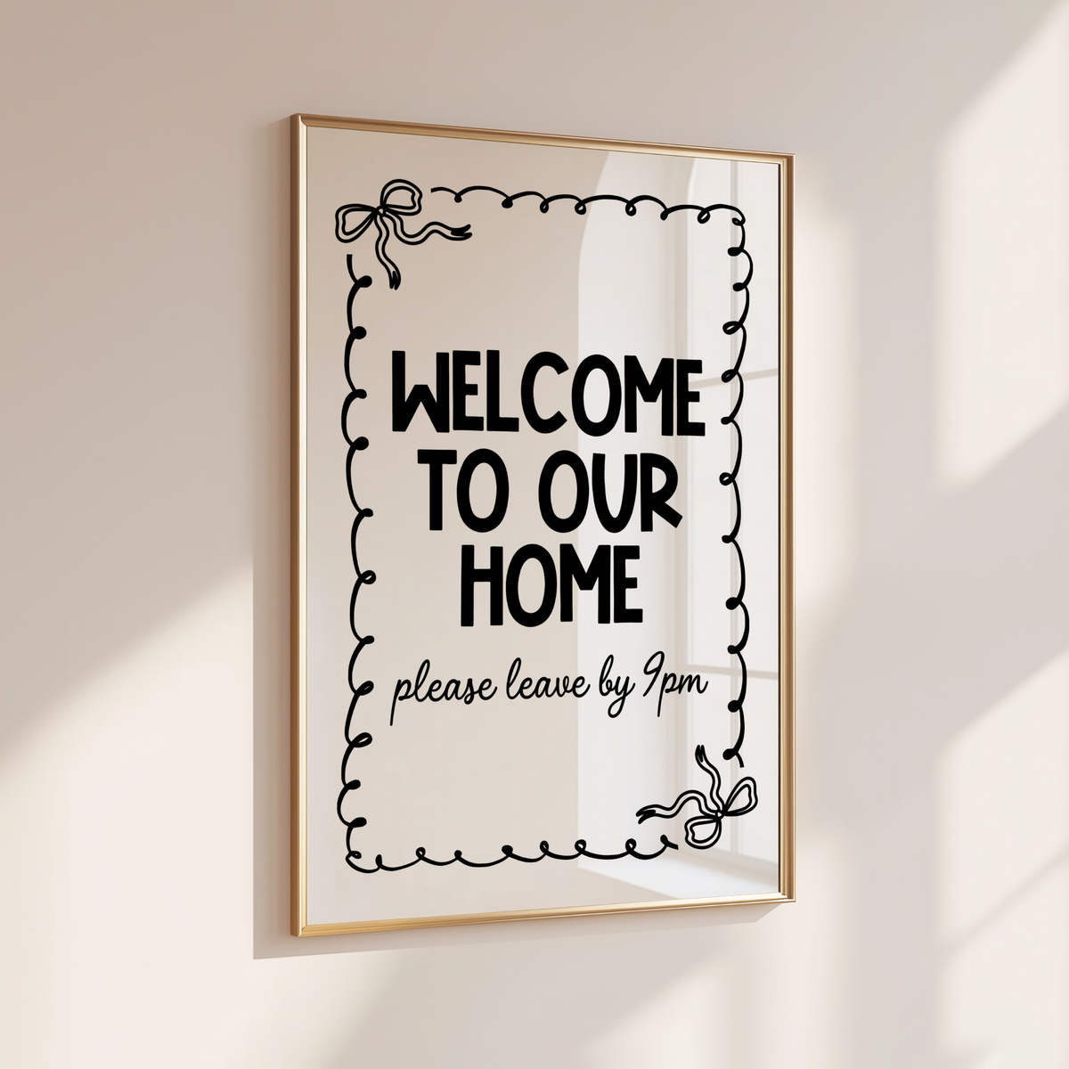 WELCOME TO OUR HOME