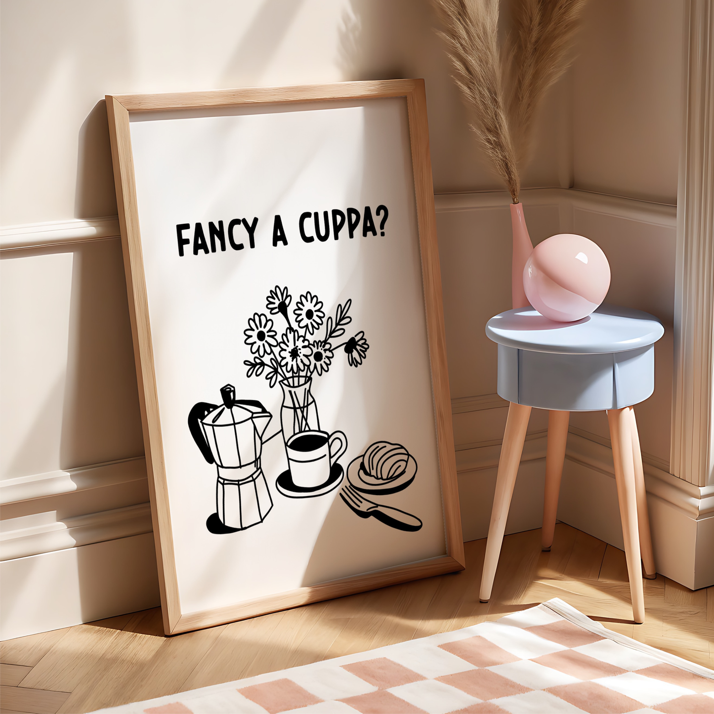 Fancy a Cuppa? - Home Print - Wall Decor - Quirky Decor - Kitchen Prints