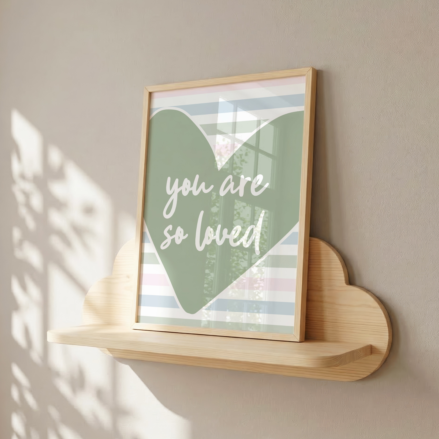 You are so loved - Home Print - Wall Decor - Kids Room Prints