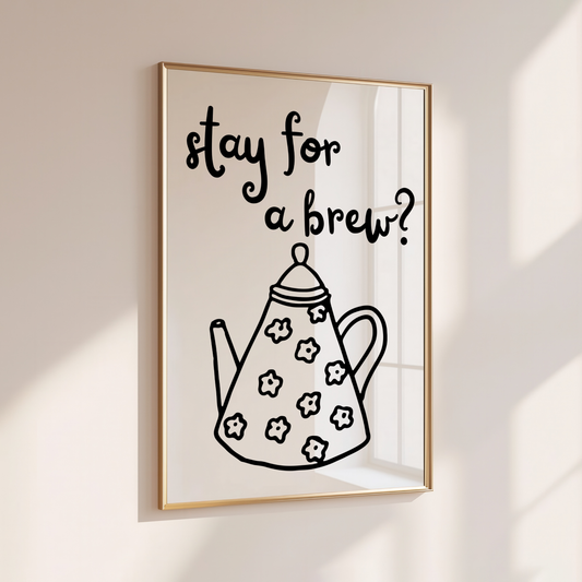 STAY FOR A BREW?