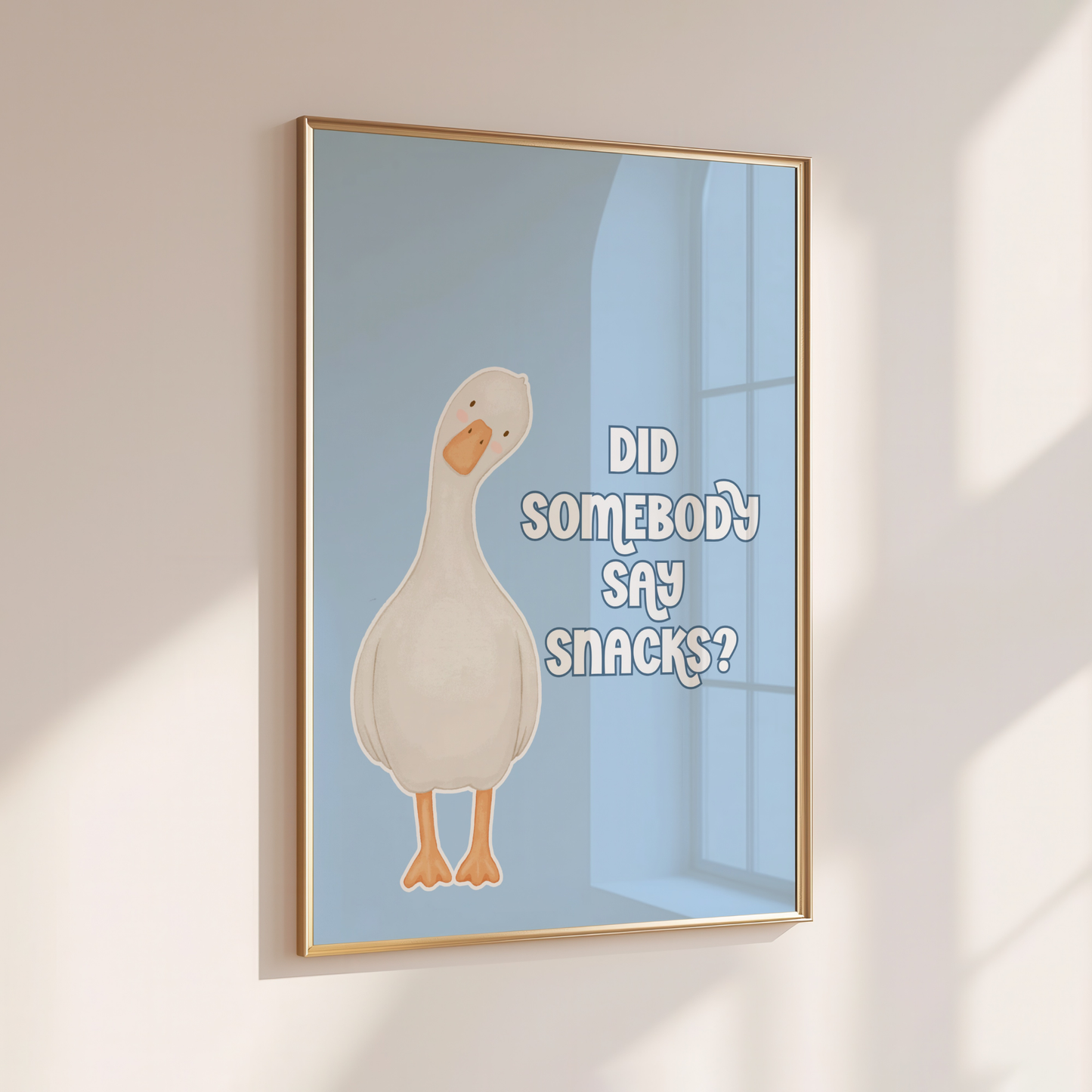 Did Somebody Say Snacks? - Home Print - Wall Decor - Kitchen Prints