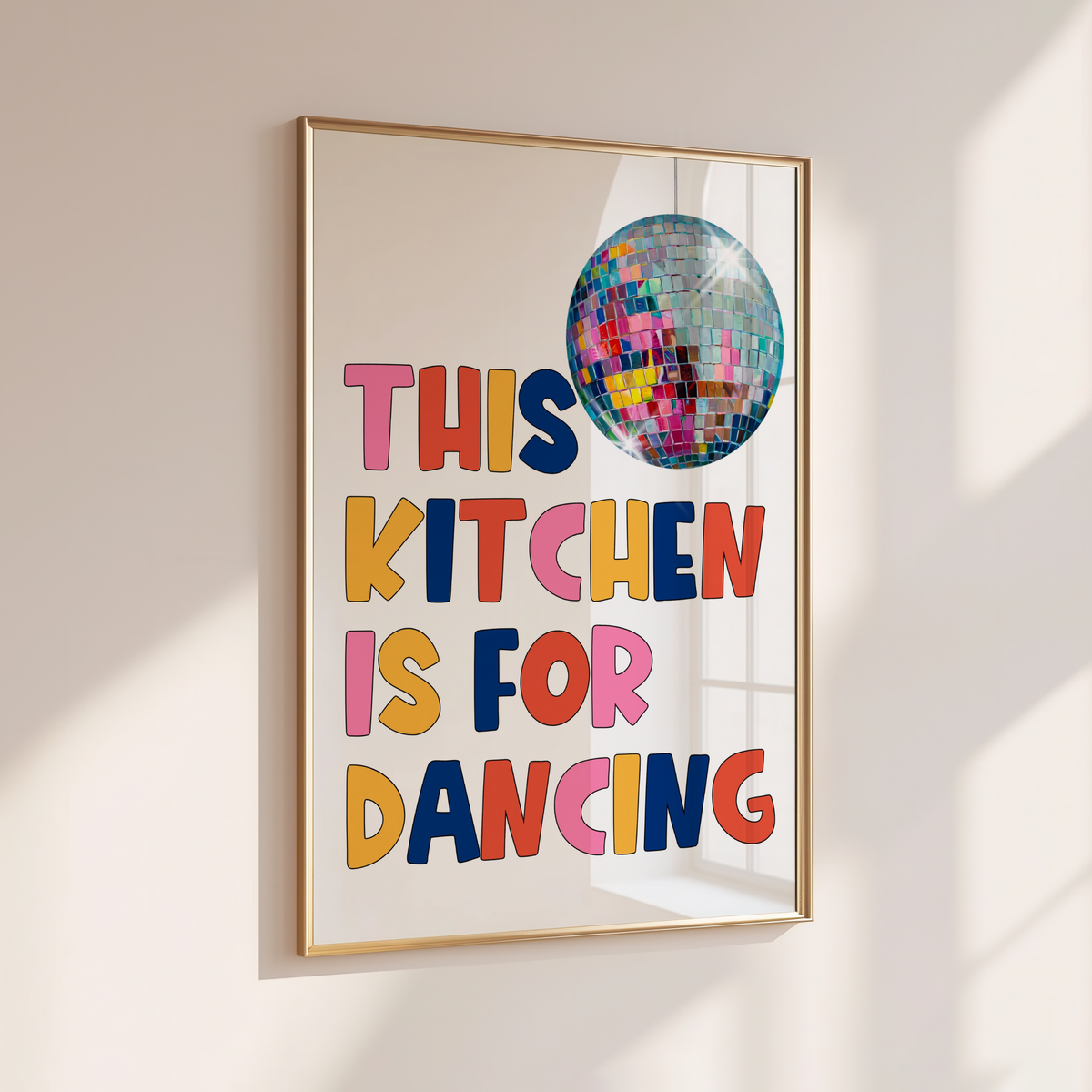 THIS KITCHEN IS FOR DANCING