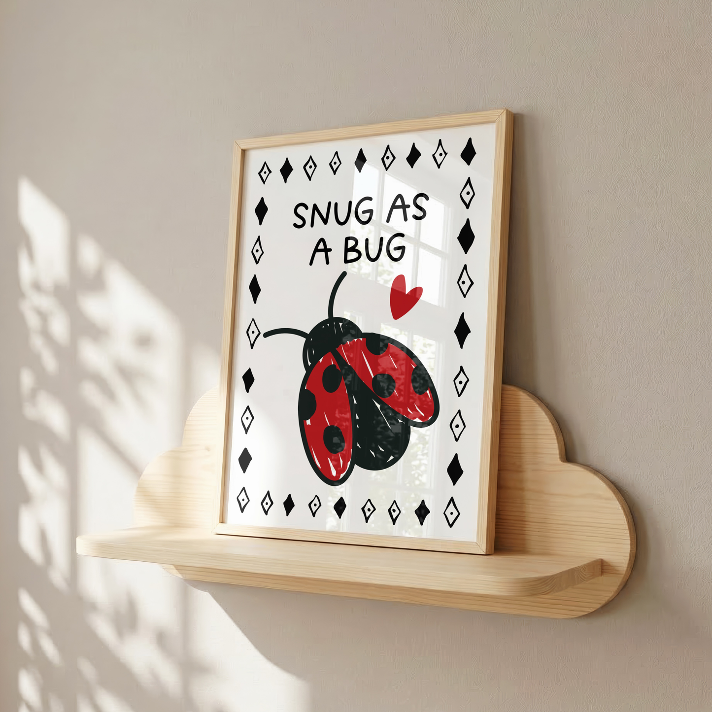 Snug as a Bug - Home Print - Wall Decor - Kids Room Prints