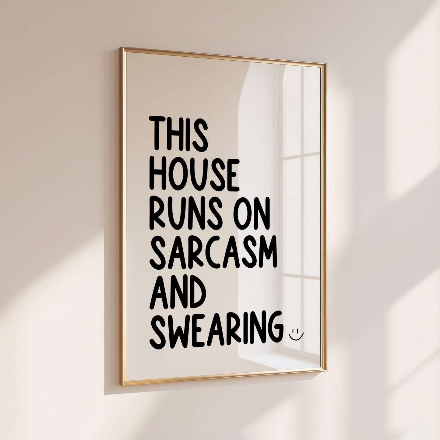 Sarcasm & Swearing - Home Print - Wall Decor - Quirky Prints
