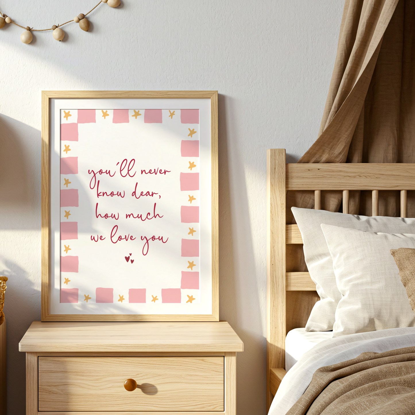 You'll Never Know Dear, How Much We Love You - Home Print - Wall Decor - Kids Room Prints