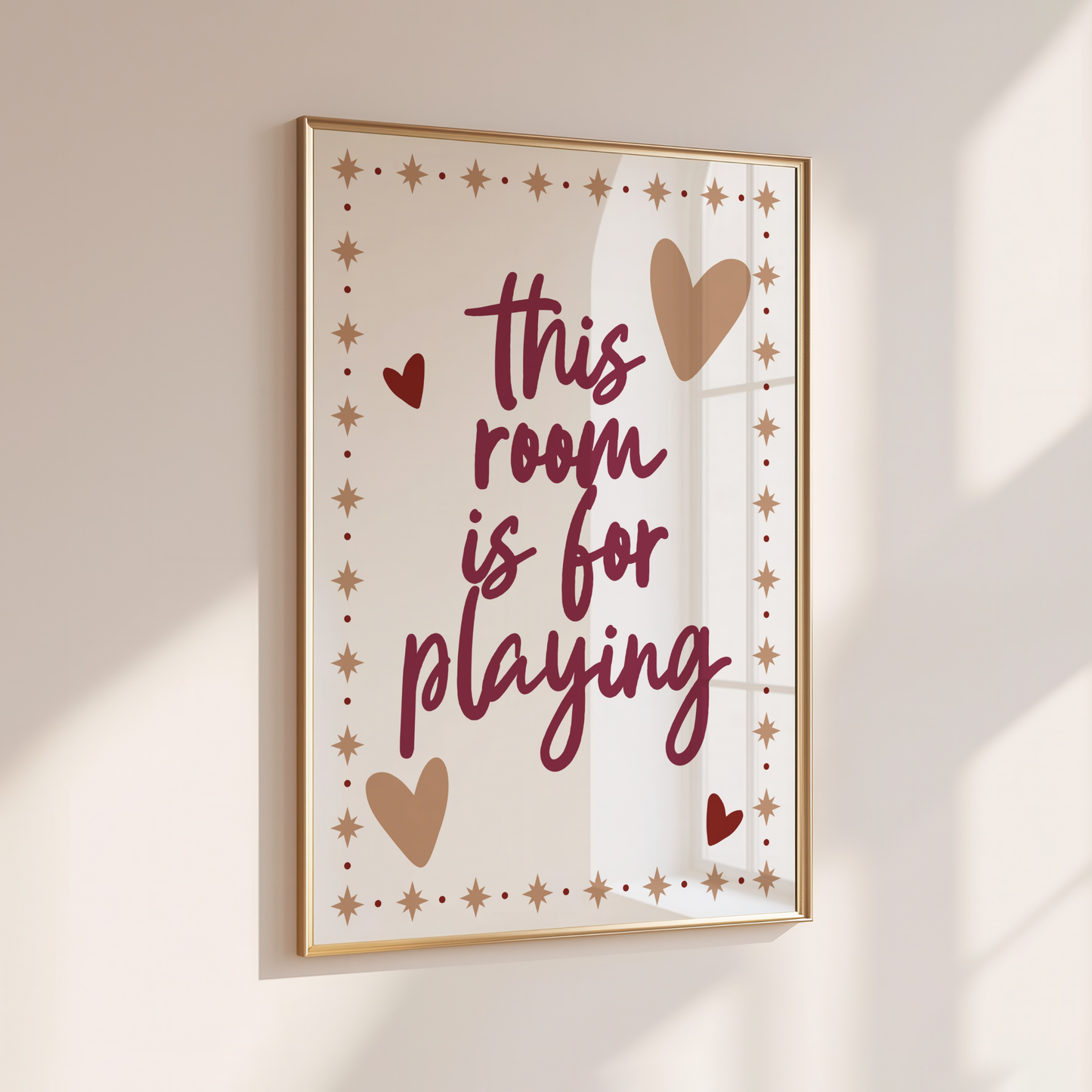 This Room is for Playing - Home Print - Wall Decor - Kids Room Prints