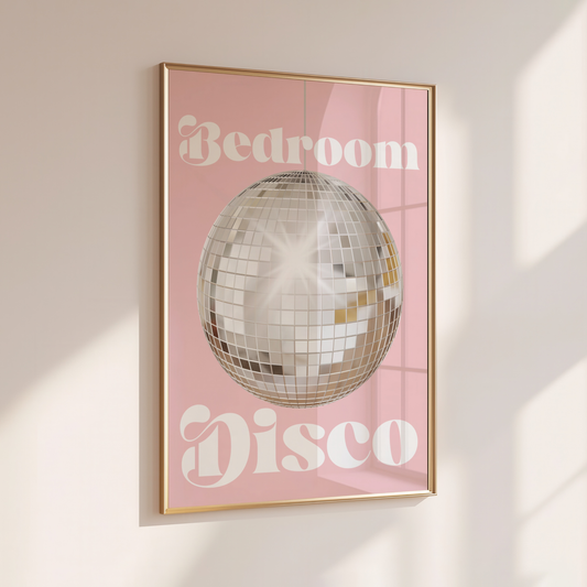 Bedroom Disco - Home Print - Wall Decor - Bedroom Prints