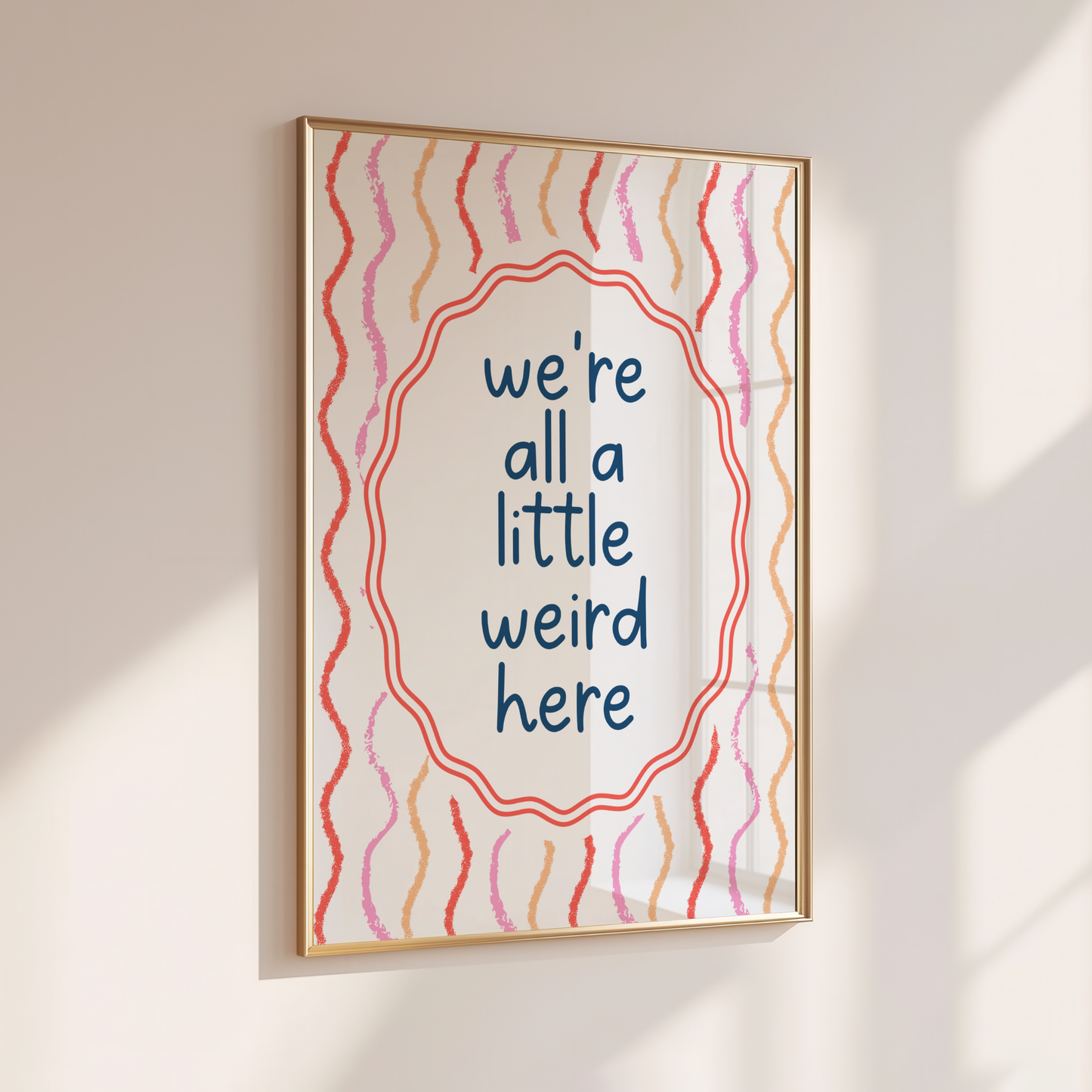 Weird Here - Home Print - Wall Decor - Neuro Prints