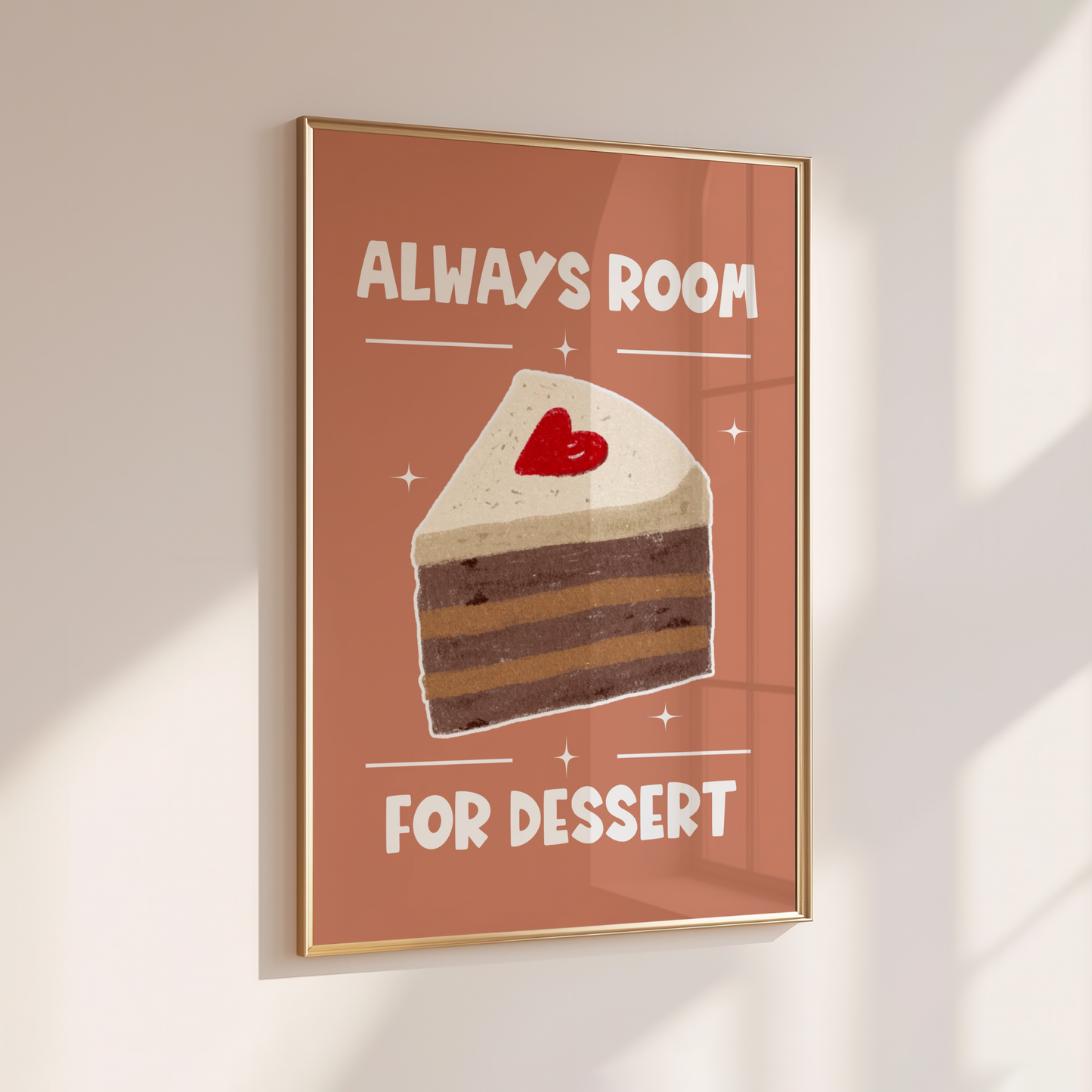 Always Room For Dessert - Home Print - Wall Decor - Kitchen Prints