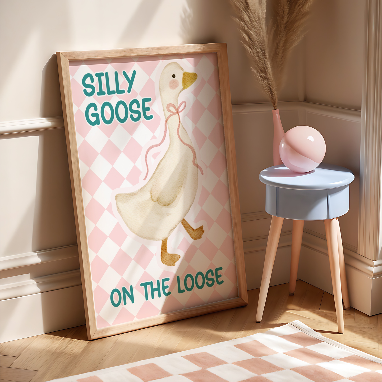 Silly Goose on the Loose - Home Print - Wall Decor - Quirky Decor