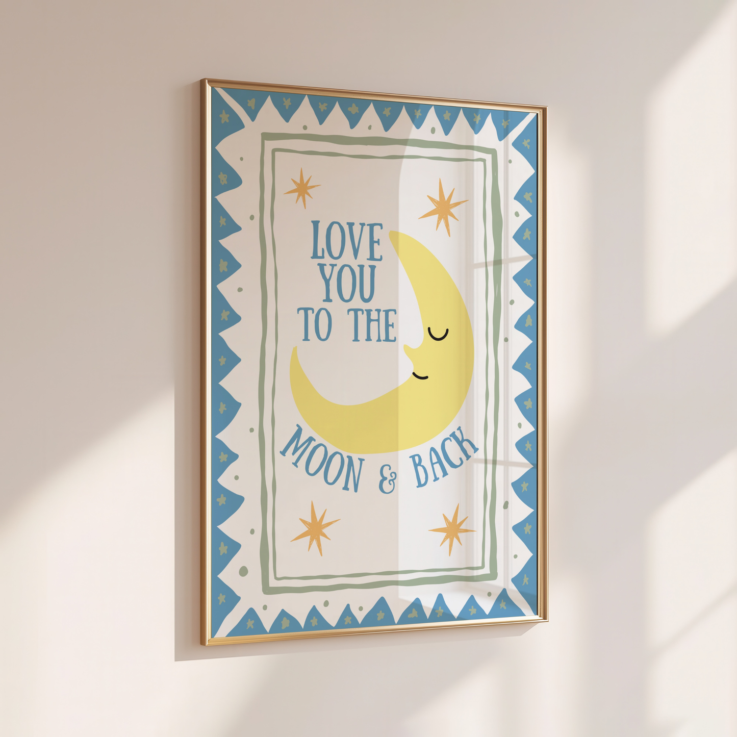 To the Moon & Back - Home Print - Wall Decor - Kids Room Prints