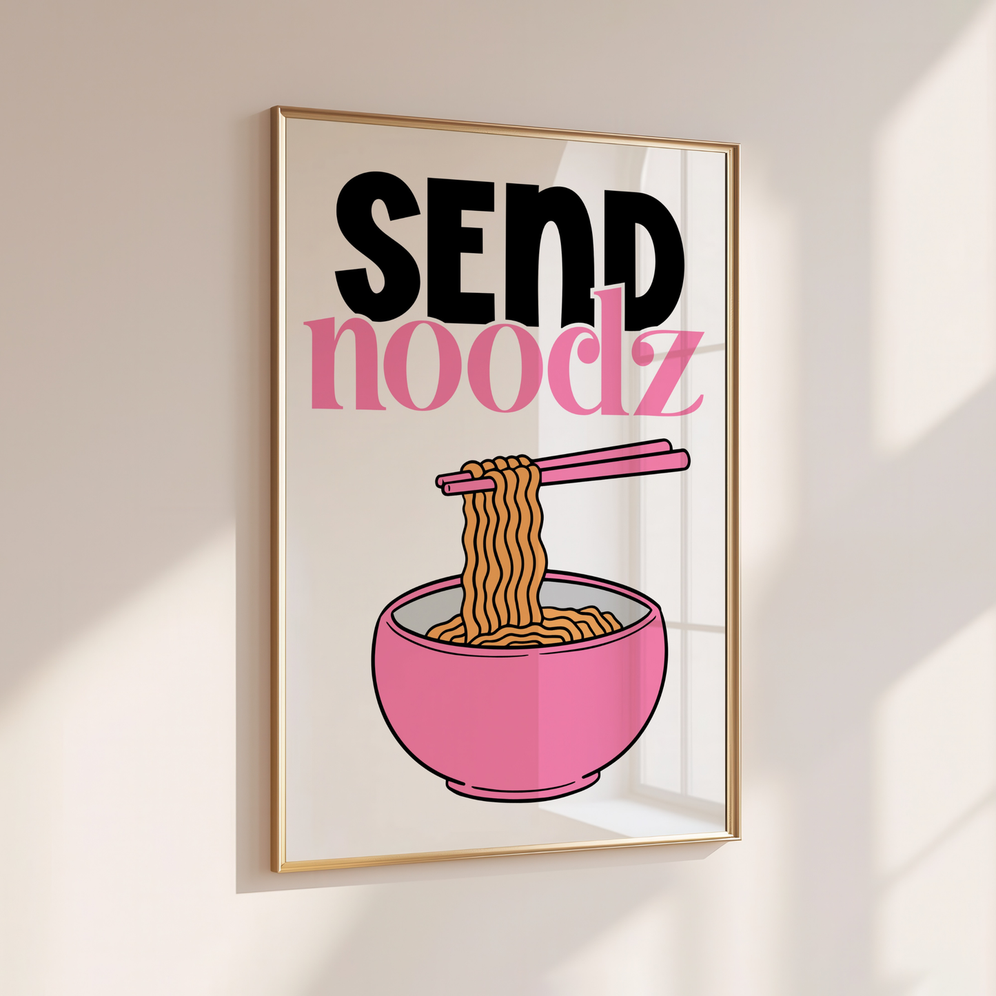 Send Noodz - Home Print - Wall Decor - Kitchen Prints