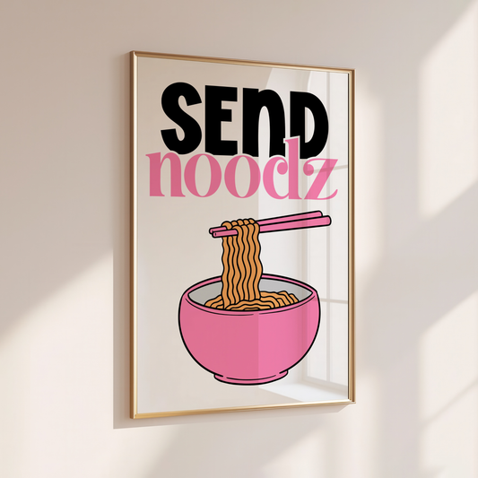 Send Noodz - Home Print - Wall Decor - Kitchen Prints
