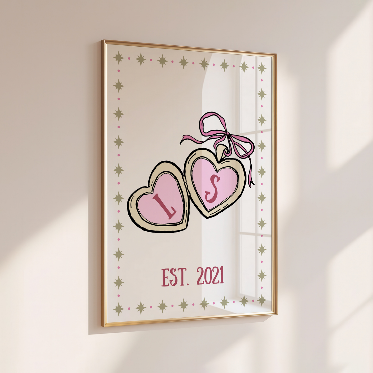 INITIALS LOCKET
