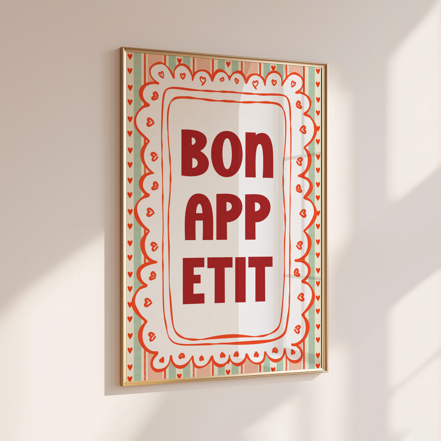 Bonappetit - Home Print - Wall Decor - Kitchen Prints
