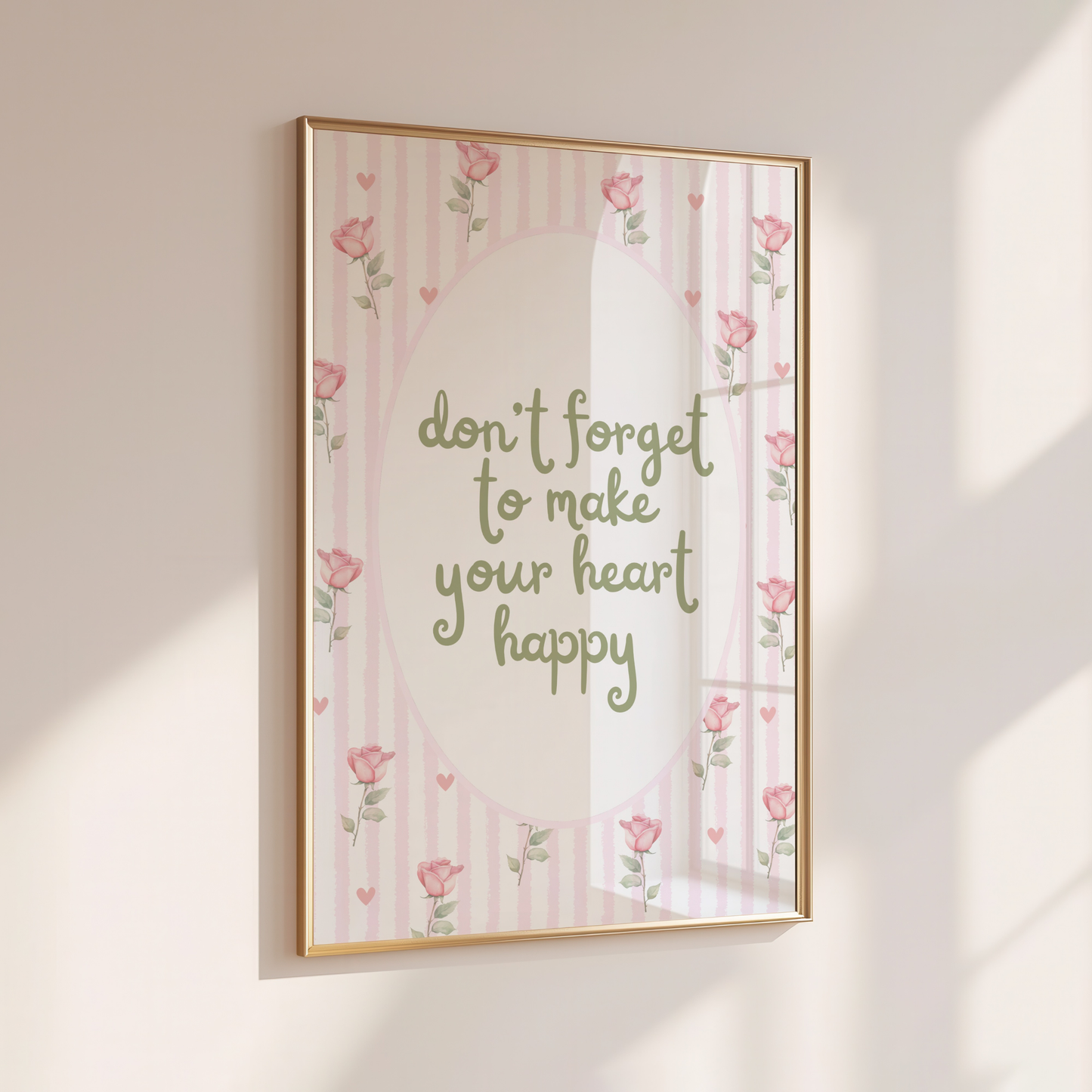 Make Your Heart Happy - Home Print - Wall Decor