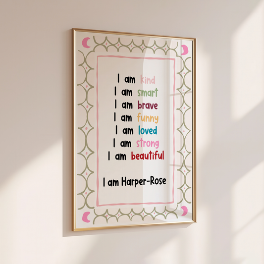 CUSTOM KIDS POSITIVE AFFIRMATIONS